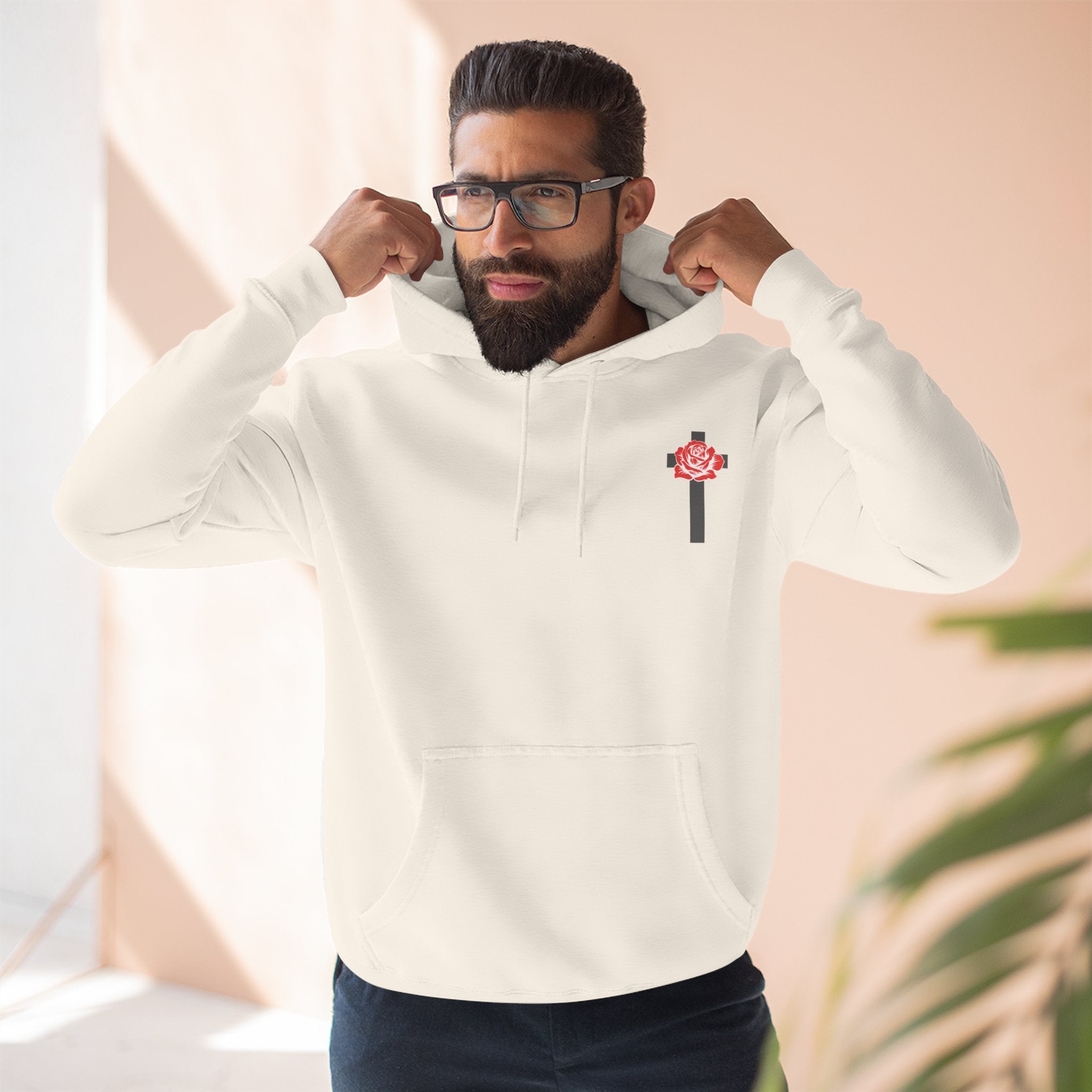 By my Side Three-Panel Fleece Hoodie