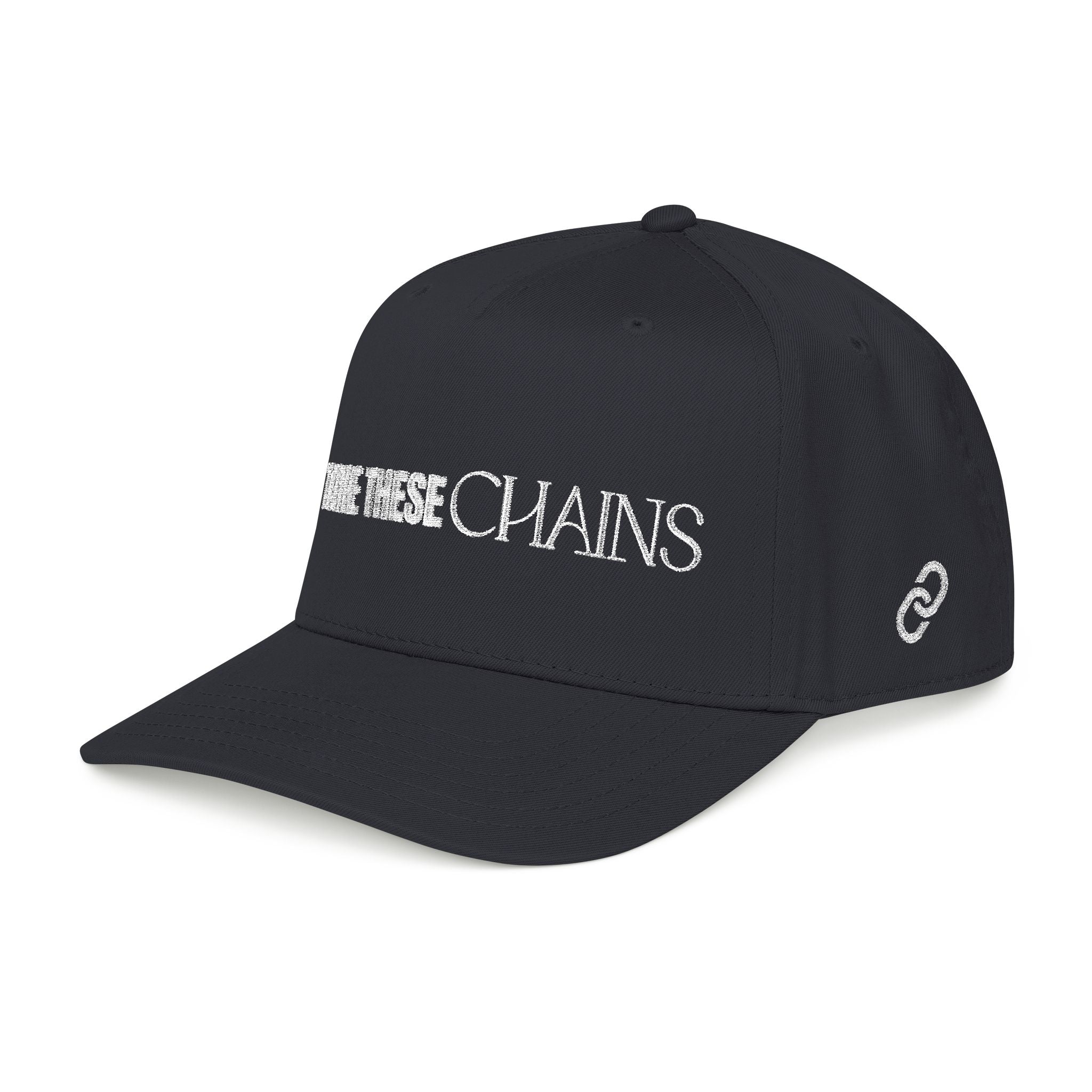 Take These Chain - Mid Profile Baseball Cap (Black)