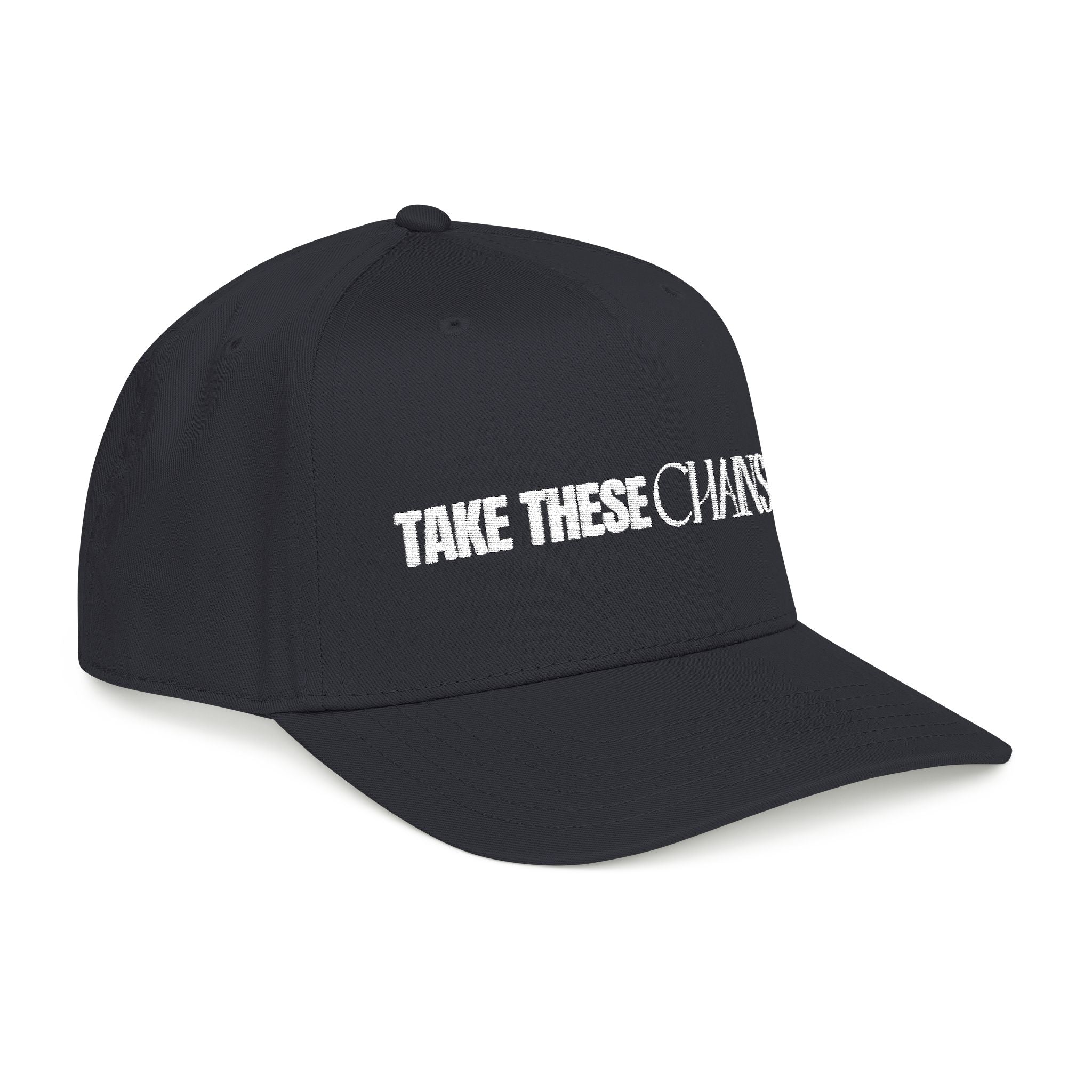 Take These Chain - Mid Profile Baseball Cap (Black)