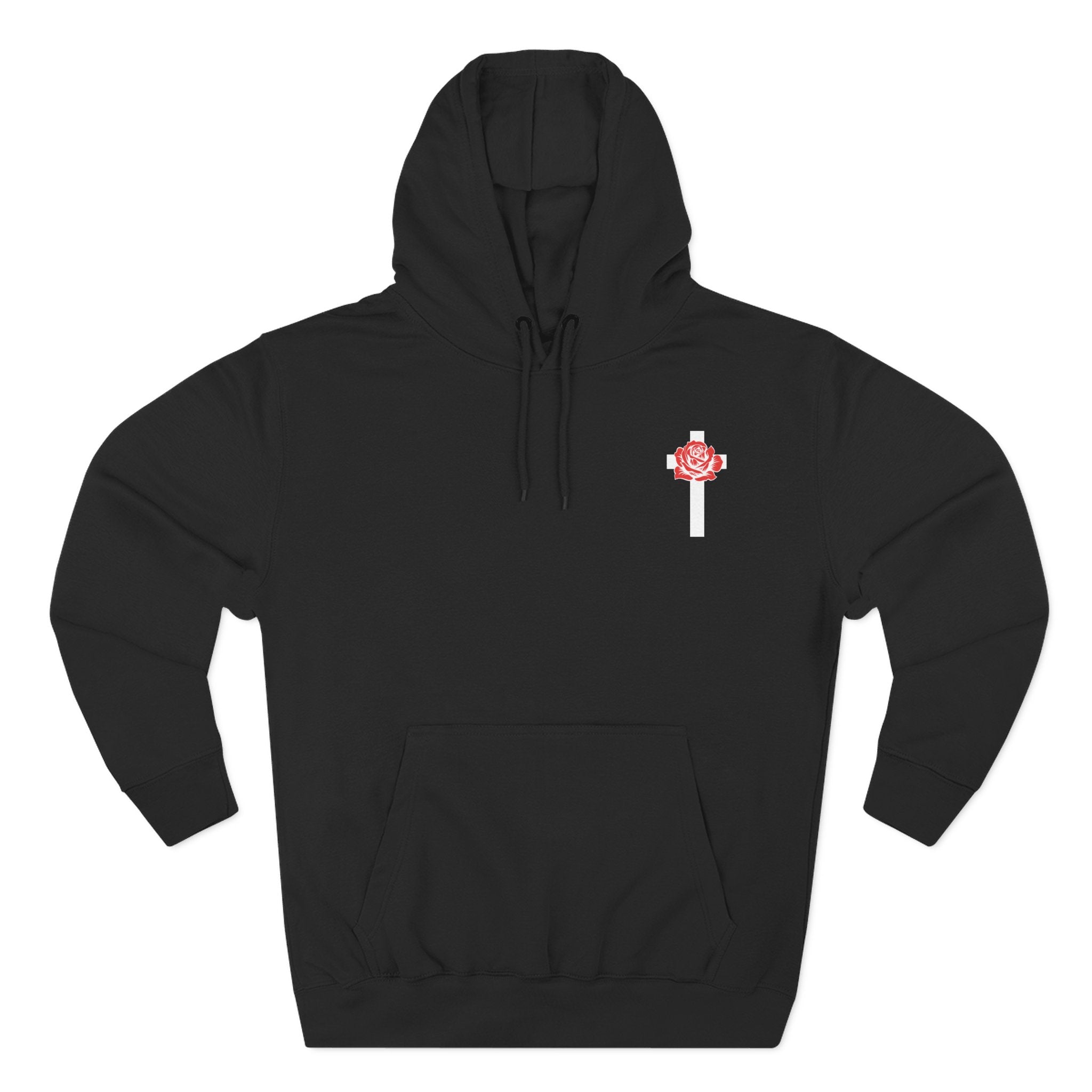By my Side Three-Panel Fleece Hoodie