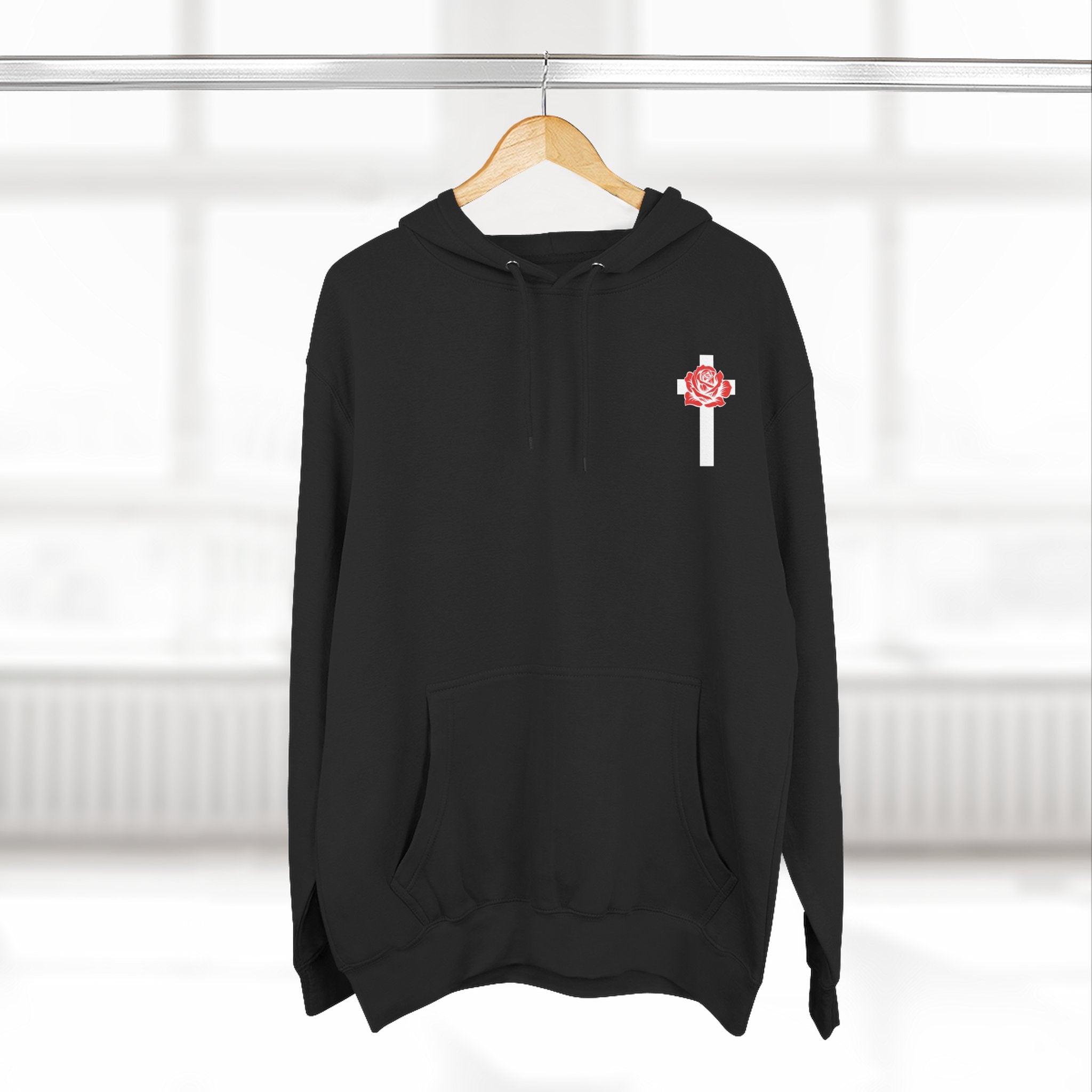 By my Side Three-Panel Fleece Hoodie