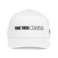 Take These Chain - Mid Profile Baseball Cap (White)